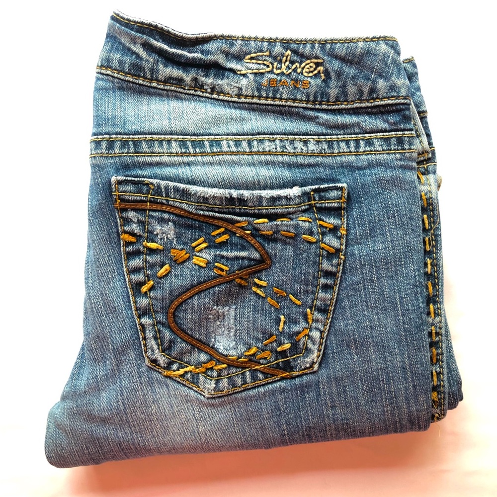 Silver jeans